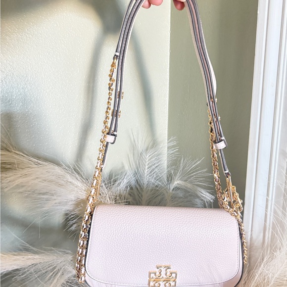 Tory Burch Light Pink Leather Crossbody Bag - Picture 4 of 6